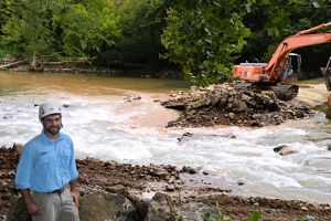 Rob Bullard at Dam Removal